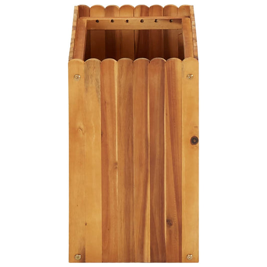 Vidaxl plantenbak verhoogd 50x30x50 cm massief acaciahout