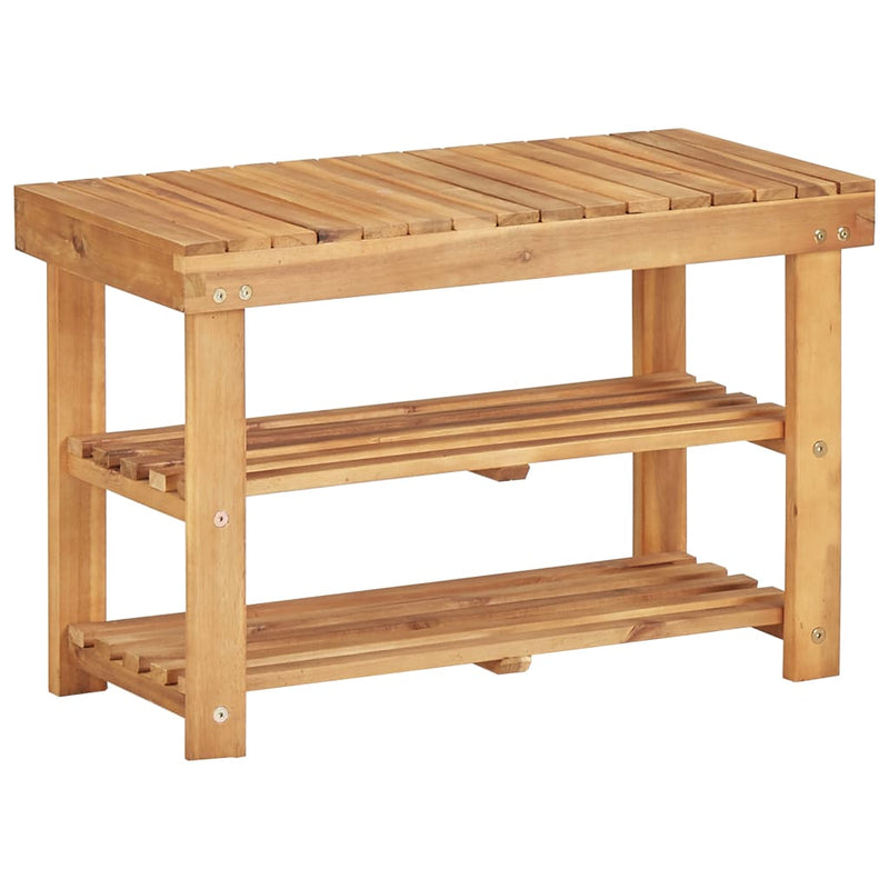 Load image into Gallery viewer, VidaXL Schoenenrek 70x32x46 cm massief acaciahout
