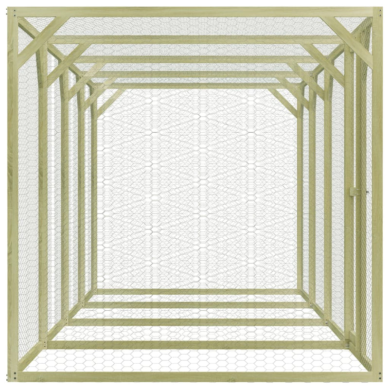 Load image into Gallery viewer, VidaXL Kippenhok 1,5x6x1,5 m geïmpregneerd grenenhout
