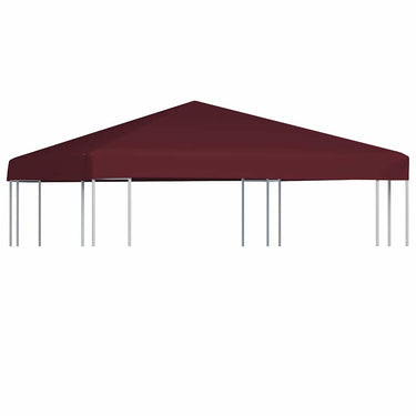 Vidaxl prieeldak 310 g m² 3x3 m bordeaux