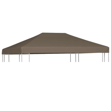 Vidaxl prieeldak 310 g m² 3x4 m taupe