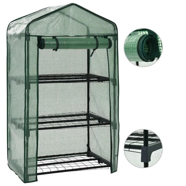 Vidaxl minikas 3-laags 69x49x125 cm
