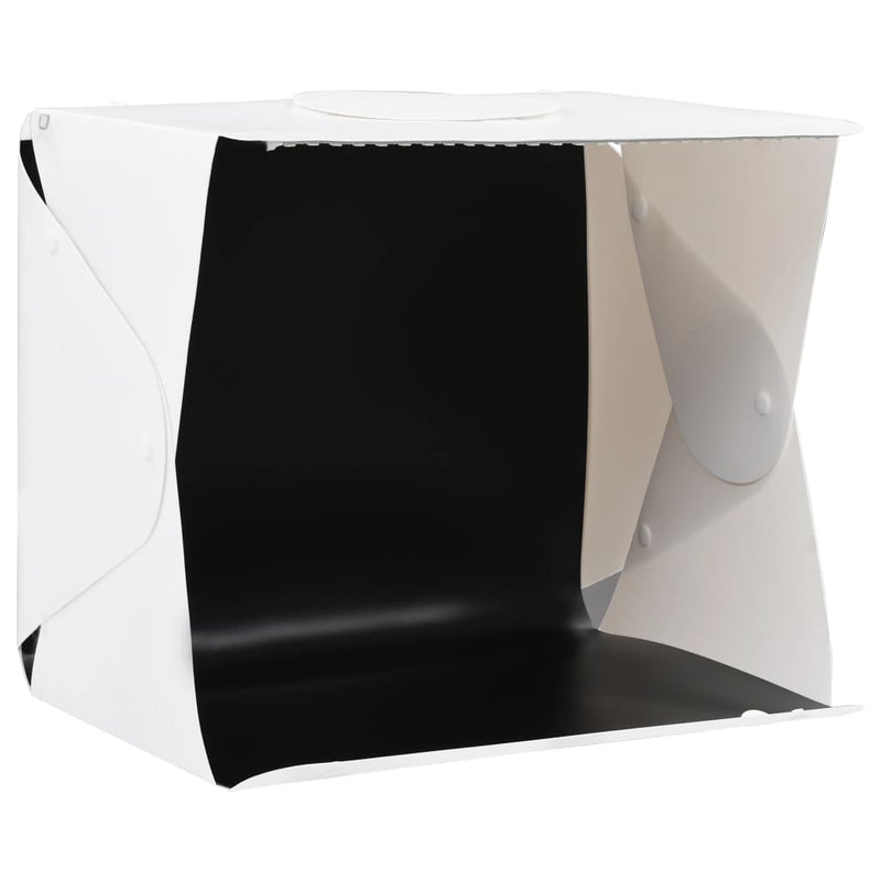 Load image into Gallery viewer, Vidaxl foto-opnamebox met led inklapbaar 40x34x37 cm kunststof wit
