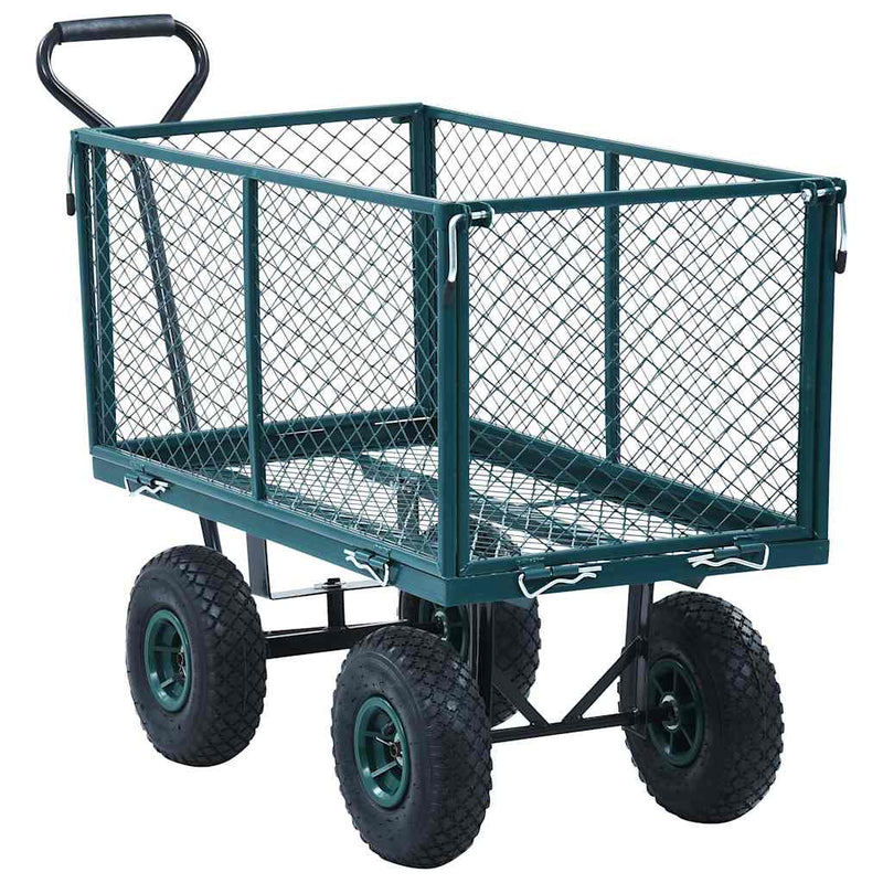 Load image into Gallery viewer, Vidaxl tuinwagen 350 kg groen
