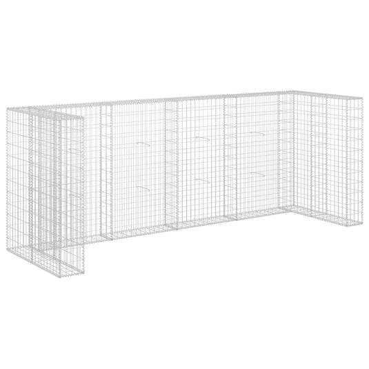 VidaXL Schanskorfmuur containers 320x100x120 cm gegalvaniseerd staal