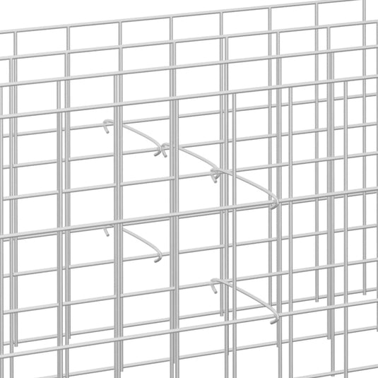 Vidaxl gabionhaken 100 st 20 cm gegalvaniseerd staal