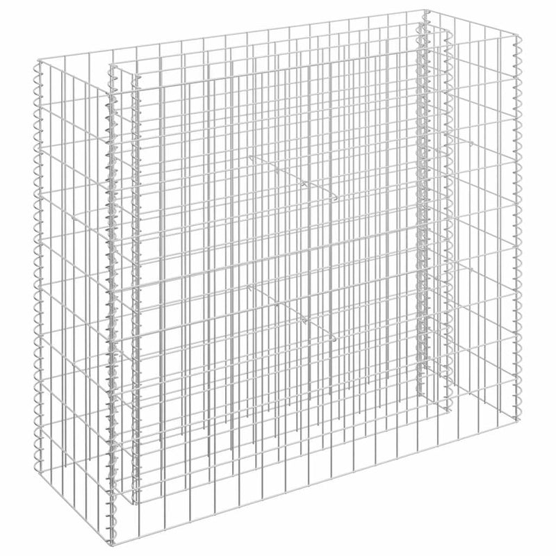 Load image into Gallery viewer, Vidaxl gabion plantenbak verhoogd 90x30x90 cm gegalvaniseerd staal
