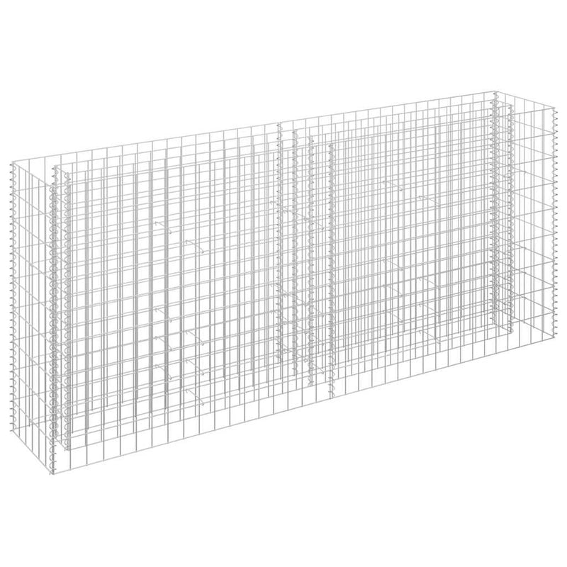 Load image into Gallery viewer, Vidaxl gabion plantenbak verhoogd 180x30x90 cm gegalvaniseerd staal
