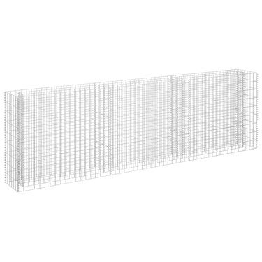 Vidaxl gabion plantenbak verhoogd 270x30x90 cm gegalvaniseerd staal