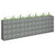 Vidaxl gabion plantenbak verhoogd 270x30x90 cm gegalvaniseerd staal