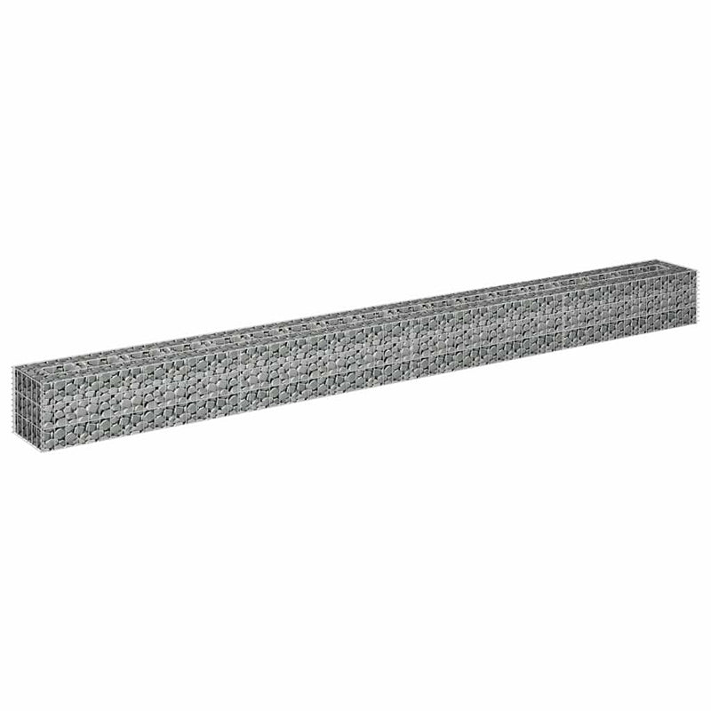Load image into Gallery viewer, Vidaxl gabion plantenbak verhoogd 360x30x30 cm gegalvaniseerd staal
