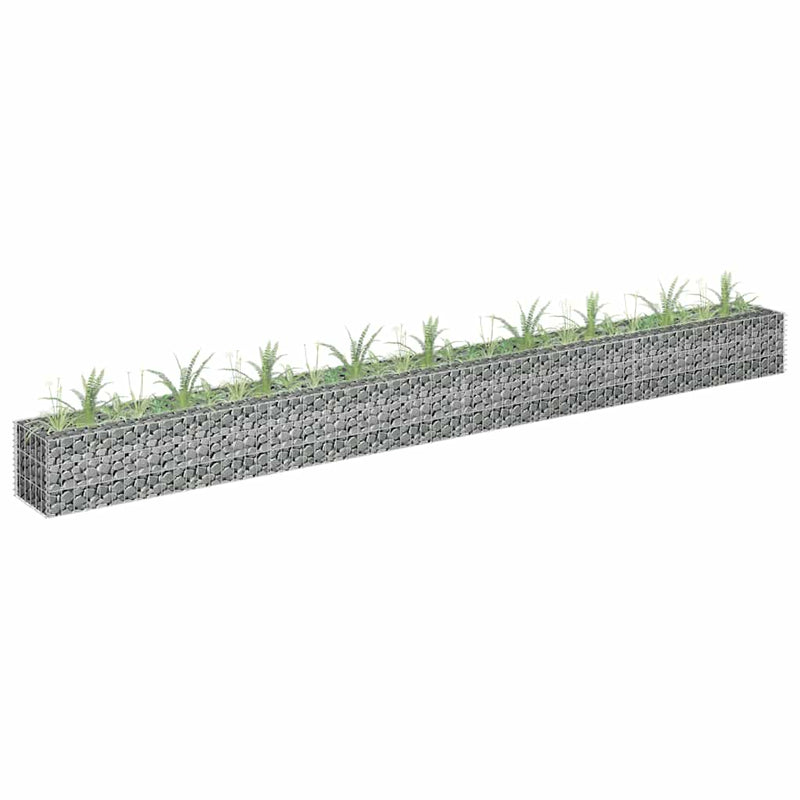 Load image into Gallery viewer, Vidaxl gabion plantenbak verhoogd 360x30x30 cm gegalvaniseerd staal
