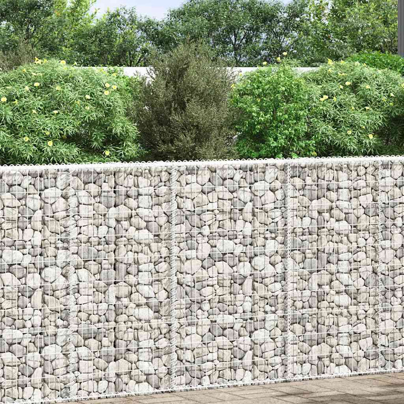 Load image into Gallery viewer, Vidaxl gabion plantenbak trapezium 100x20x100 cm gegalvaniseerd staal
