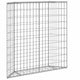 Vidaxl gabion plantenbak trapezium 100x20x100 cm gegalvaniseerd staal