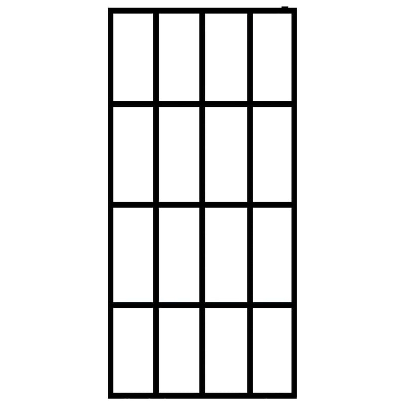 Load image into Gallery viewer, Vidaxl inloopdouchewand 90x195 cm transparant gehard glas
