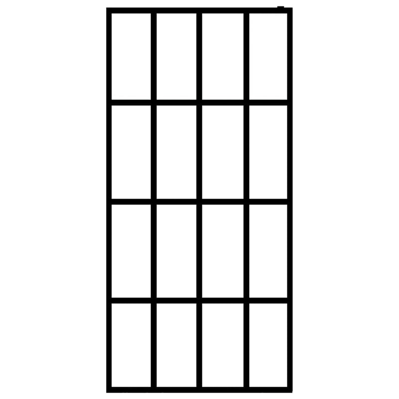 Load image into Gallery viewer, VidaXL Inloopdouchewand 118x190 cm transparant gehard glas
