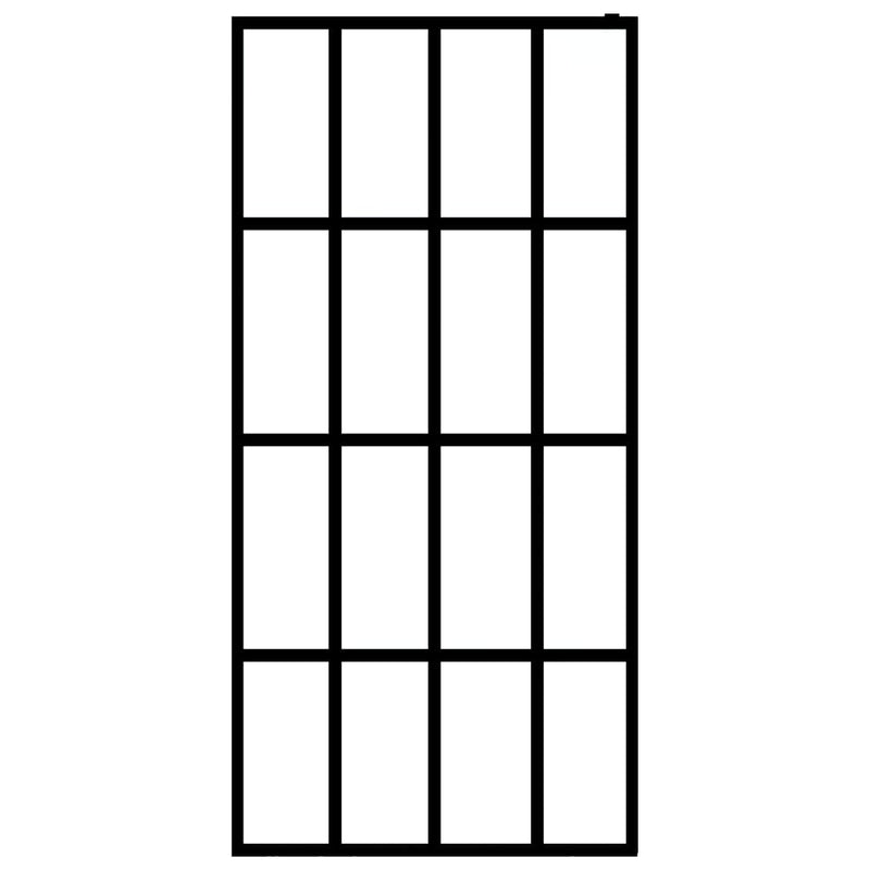 Load image into Gallery viewer, VidaXL Inloopdouchewand 140x195 cm transparant gehard glas
