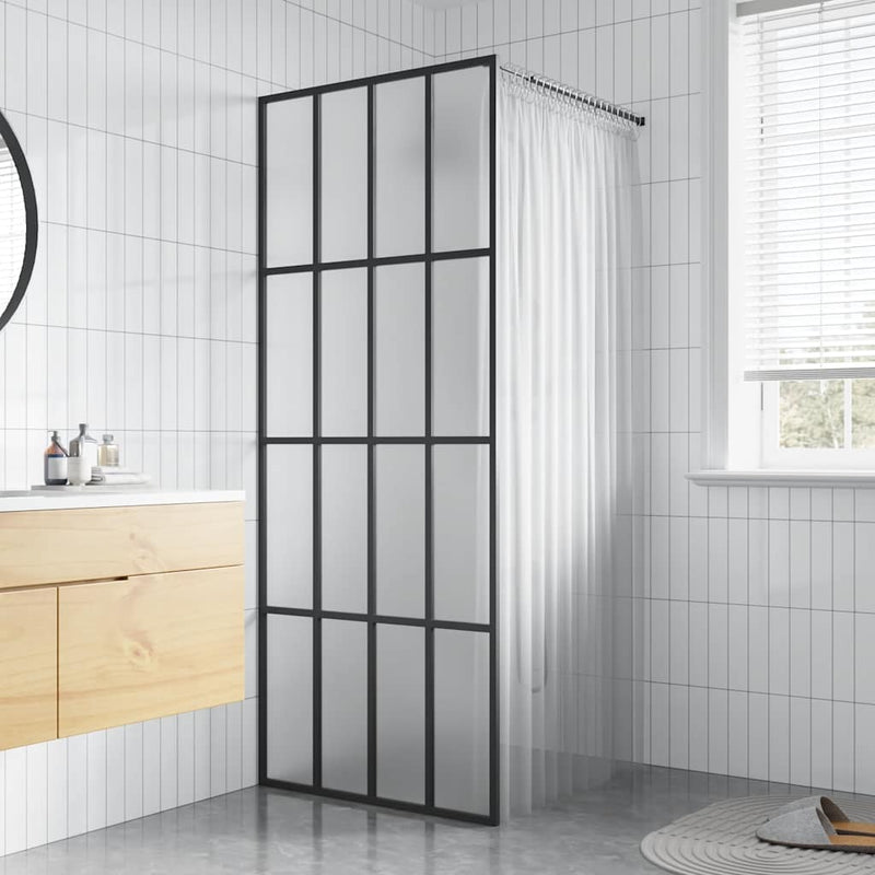 Load image into Gallery viewer, Vidaxl inloopdouchewand 80x195 cm mat gehard glas
