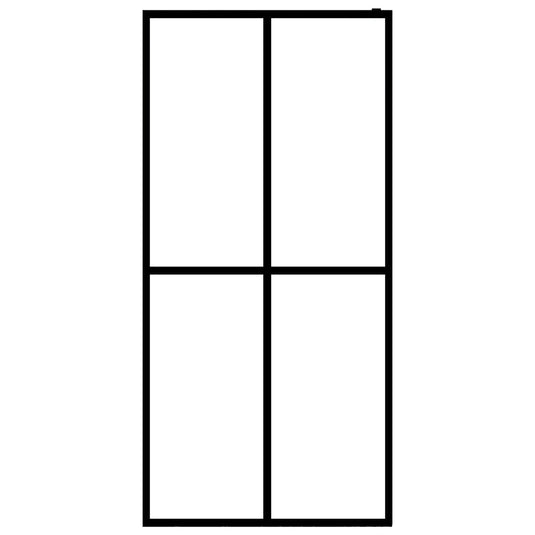 Vidaxl inloopdouchewand 118x190 cm mat gehard glas