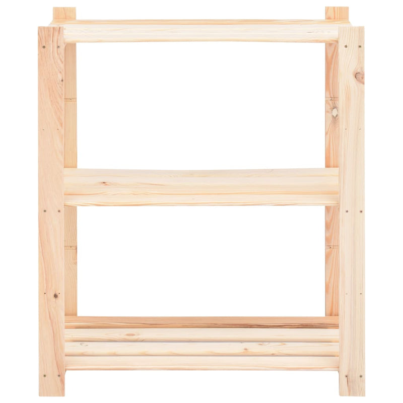 Load image into Gallery viewer, Vidaxl opbergrek 3-laags 80x38x90 cm massief grenenhout 150 kg
