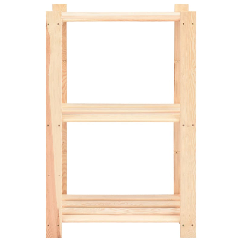 Load image into Gallery viewer, Vidaxl opbergrek 3-laags 60x38x90 cm massief grenenhout 150 kg
