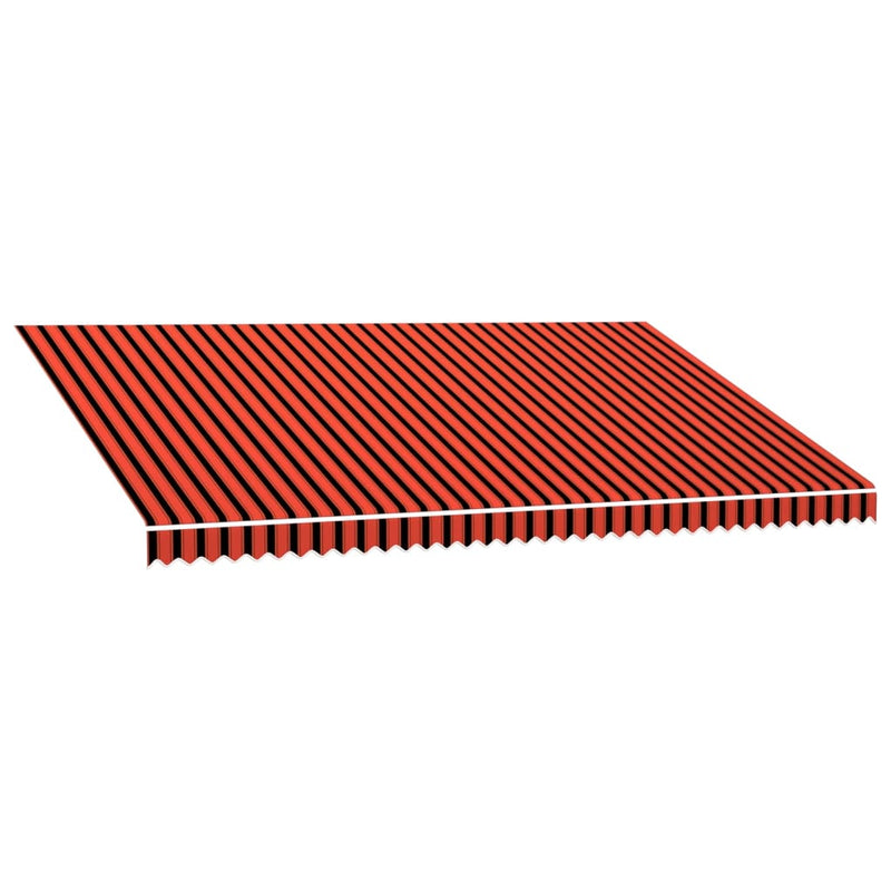 Load image into Gallery viewer, Vidaxl luifeldoek 500x300 cm canvas oranje en bruin
