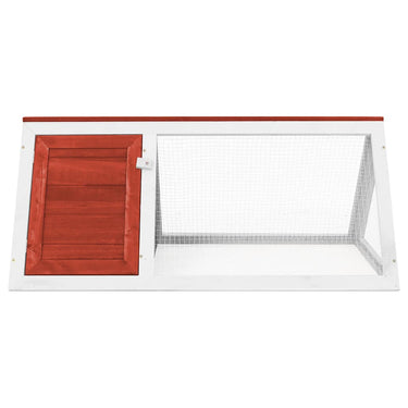 Vidaxl konijnenhok hout rood