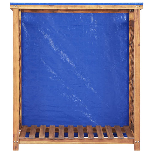 Vidaxl haardhoutopslag 105x38x115 cm massief acaciahout