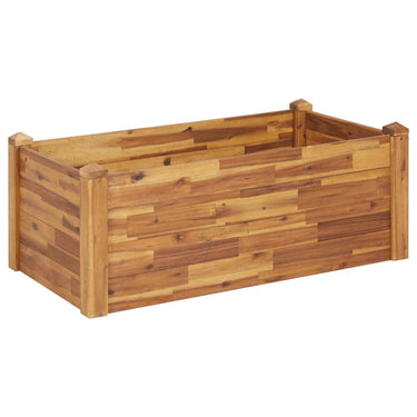 Vidaxl plantenbak verhoogd 110x60x44 cm massief acaciahout