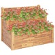 Vidaxl plantenbak 2-laags 110x75x84 cm massief acaciahout