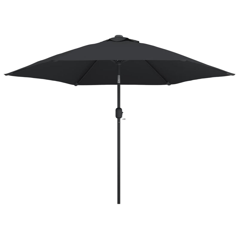 Load image into Gallery viewer, Vidaxl parasol met metalen paal 300 cm zwart
