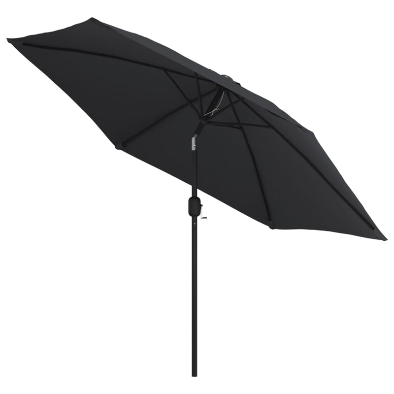 Load image into Gallery viewer, Vidaxl parasol met metalen paal 300 cm zwart
