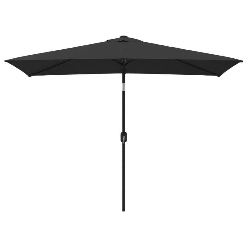 Load image into Gallery viewer, Vidaxl parasol met metalen paal 300x200 cm zwart
