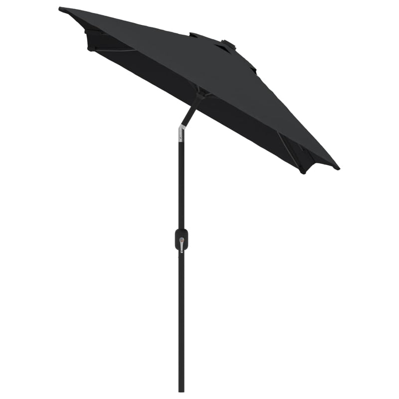 Load image into Gallery viewer, Vidaxl parasol met metalen paal 300x200 cm zwart

