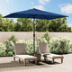 Vidaxl parasol met metalen paal 300x200 cm azuurblauw
