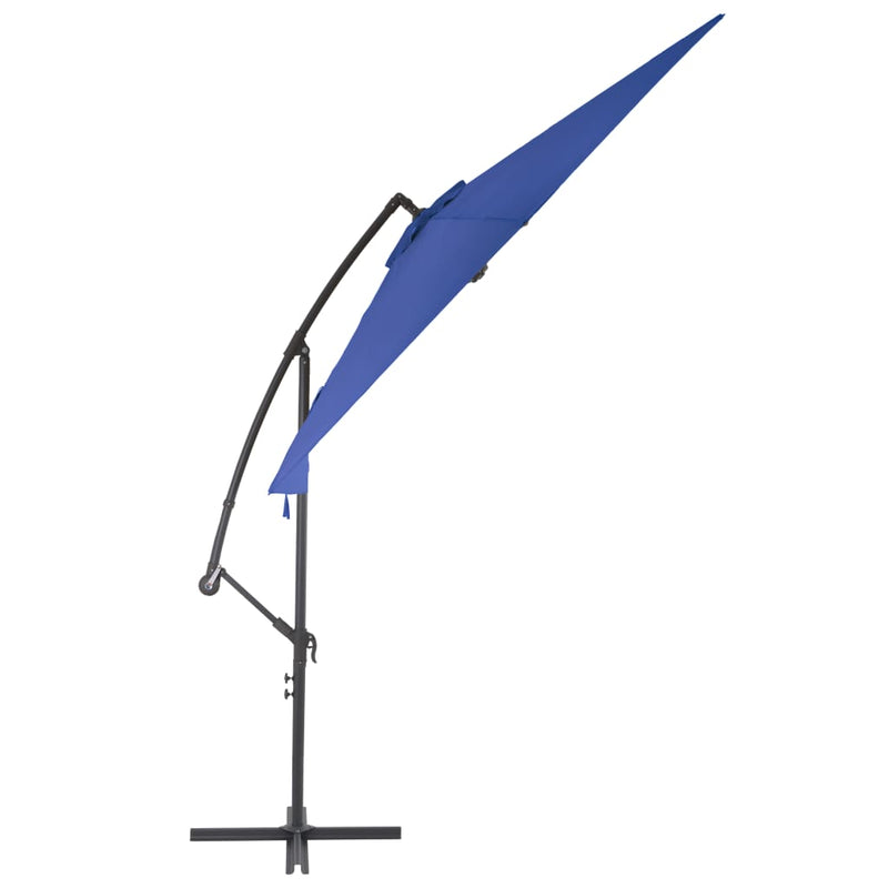 Load image into Gallery viewer, Vidaxl zweefparasol met aluminium paal 300 cm blauw
