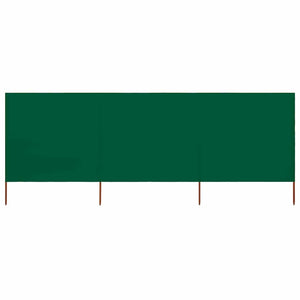 Vidaxl windscherm 3-panelen 400x80 cm stof groen