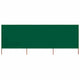 Vidaxl windscherm 3-panelen 400x80 cm stof groen