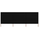 Vidaxl windscherm 3-panelen 400x120 cm stof zwart