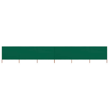 Vidaxl windscherm 6-panelen 800x120 cm stof groen