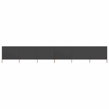 Vidaxl windscherm 6-panelen 800x120 cm stof antraciet