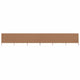 Vidaxl windscherm 6-panelen 800x120 cm stof taupe