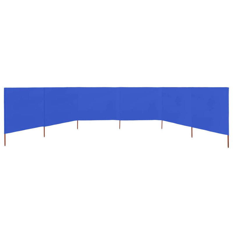 Load image into Gallery viewer, Vidaxl windscherm 6-panelen 800x120 cm stof azuurblauw
