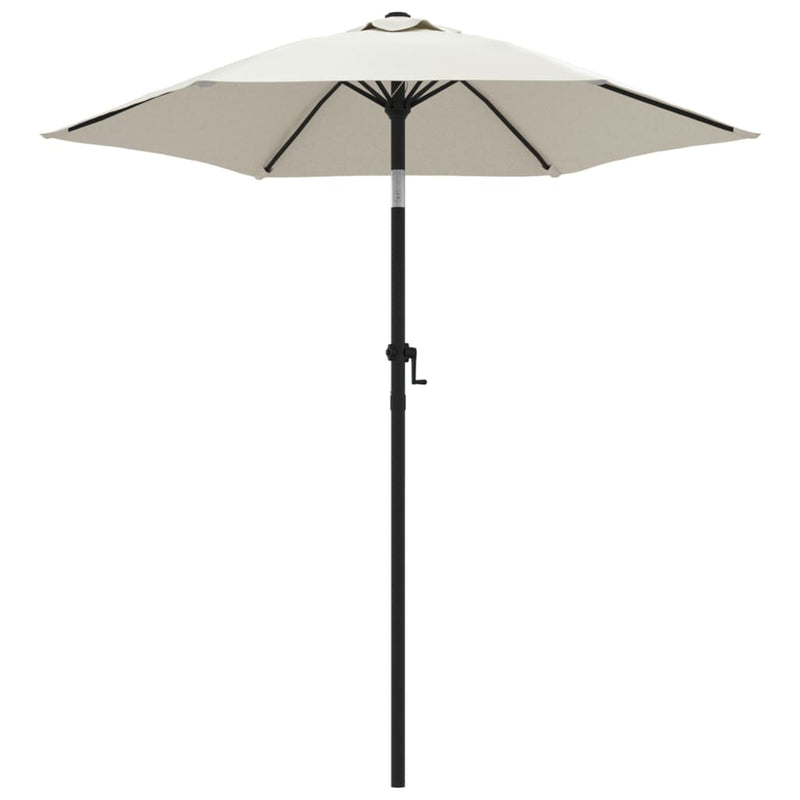 Load image into Gallery viewer, Vidaxl parasol 200x224 cm aluminium zandwit
