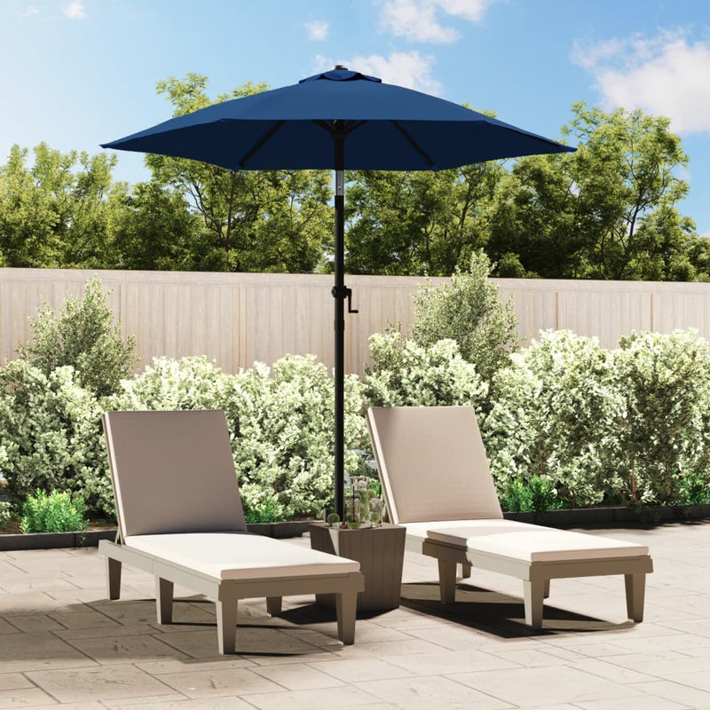 Load image into Gallery viewer, Vidaxl parasol 200x224 cm aluminium blauw
