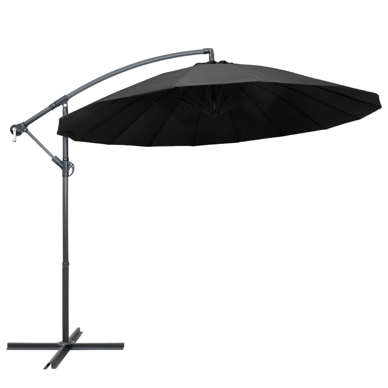 Load image into Gallery viewer, Vidaxl zweefparasol met aluminium paal 3 m antraciet
