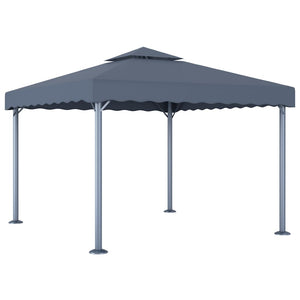 Vidaxl prieel 300x300 cm aluminium antraciet