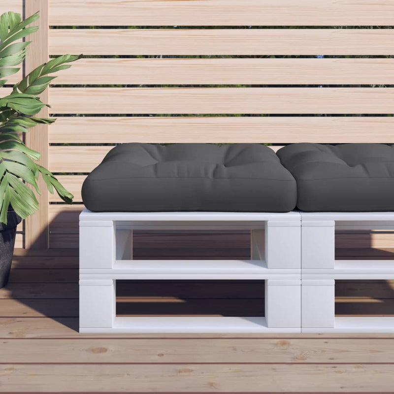Load image into Gallery viewer, VidaXL Palletkussen 60x60x12 cm stof zwart
