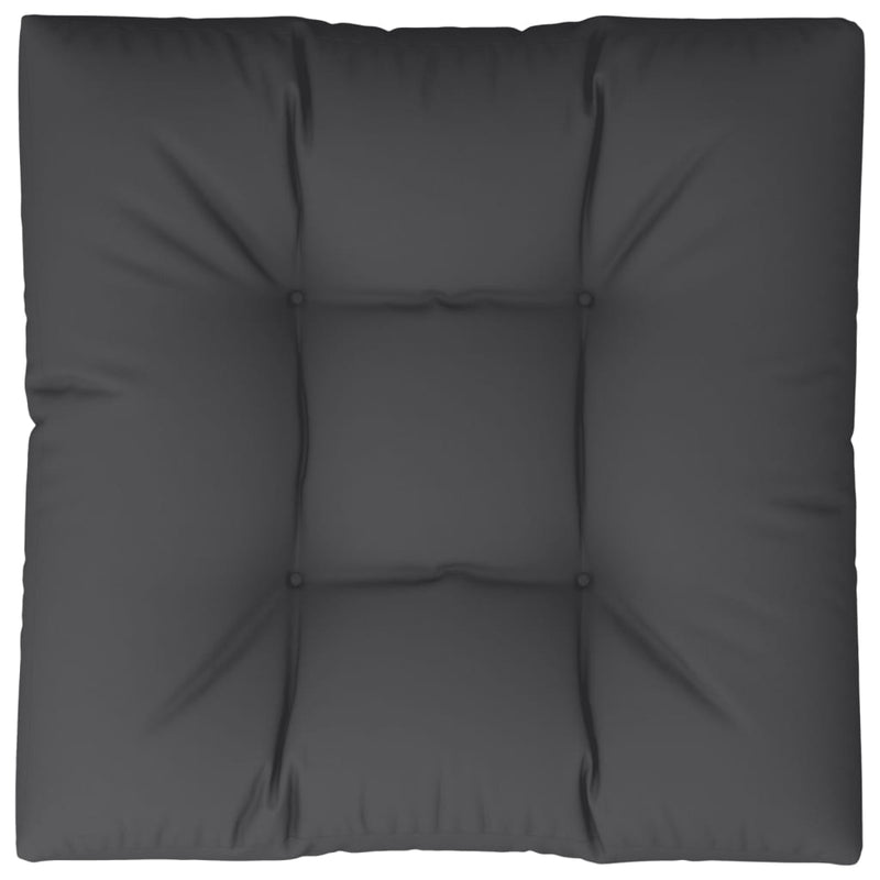 Load image into Gallery viewer, VidaXL Palletkussen 80x80x12 cm stof zwart
