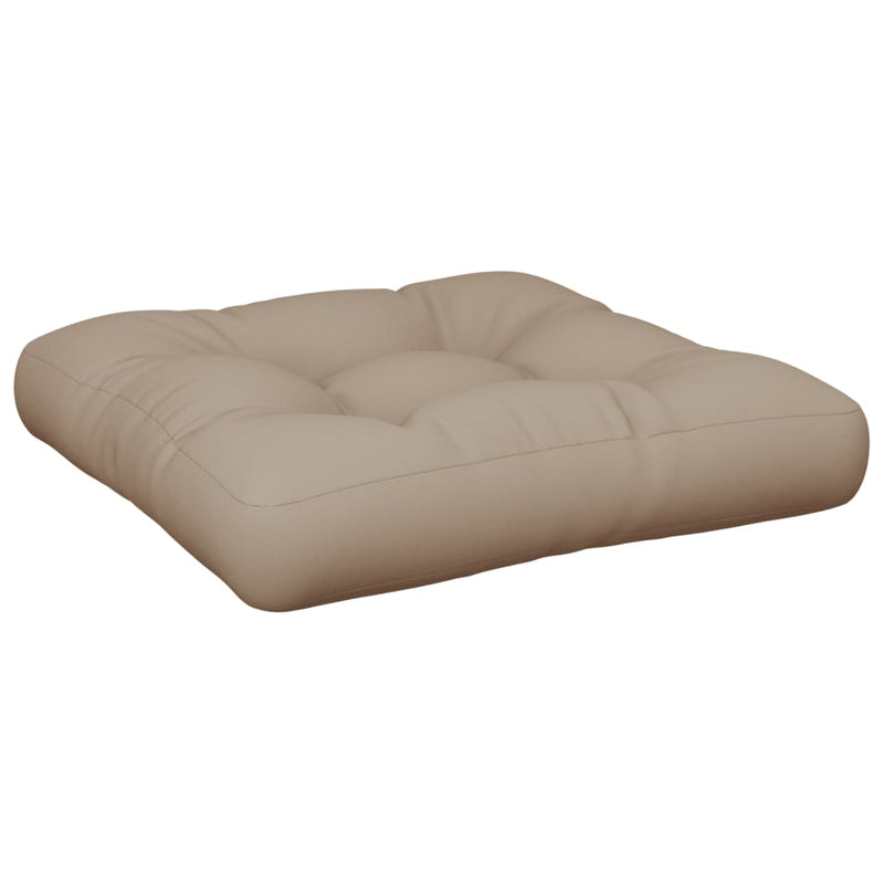 Load image into Gallery viewer, VidaXL Palletkussen 50x50x12 cm stof taupe
